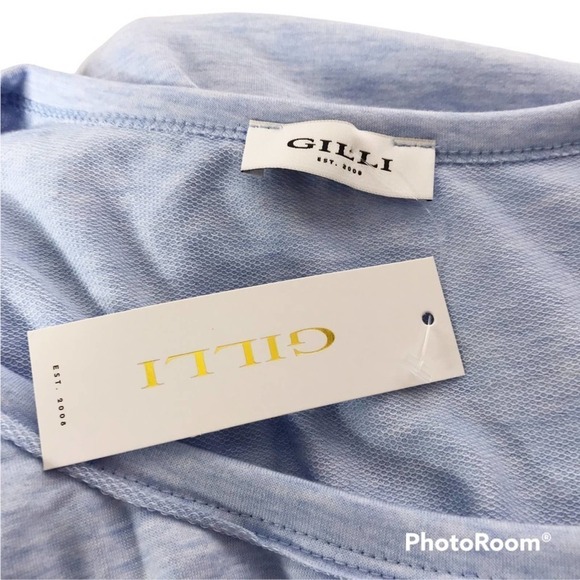 Gilli Ice blue drawstring lounge dress NWT - Picture 4 of 7